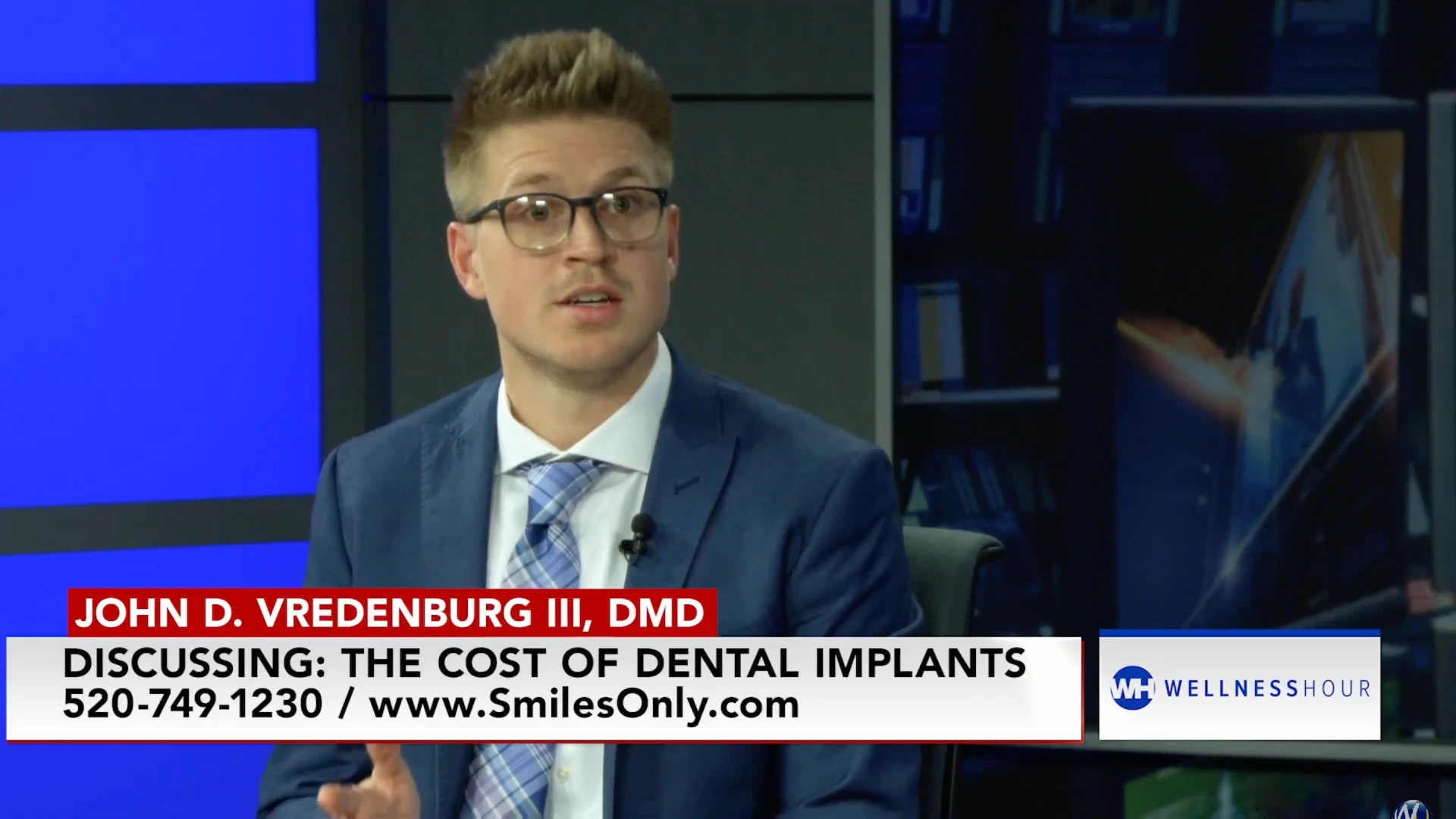 Dr. Vredenburg discussing the cost of dental implants